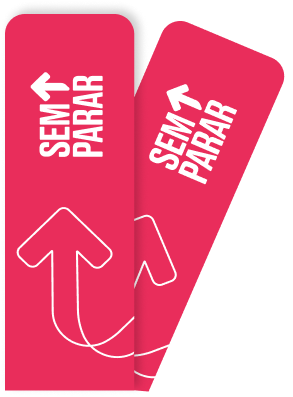 2 Tags Sem Parar em posição vertical