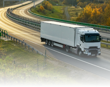 Caminhão na estrada